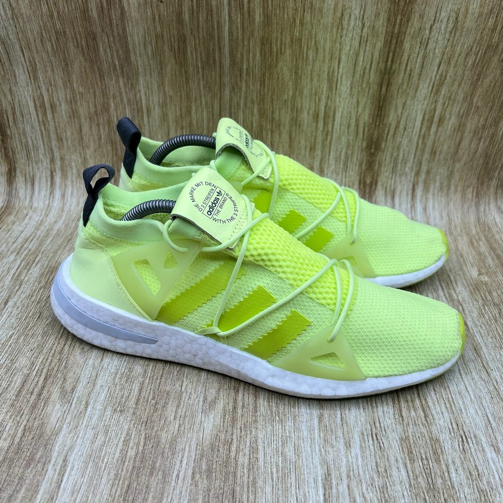 Adidas Arkyn Boost Sneakers Women's Size 11 Neon Yellow Running Shoes B28111